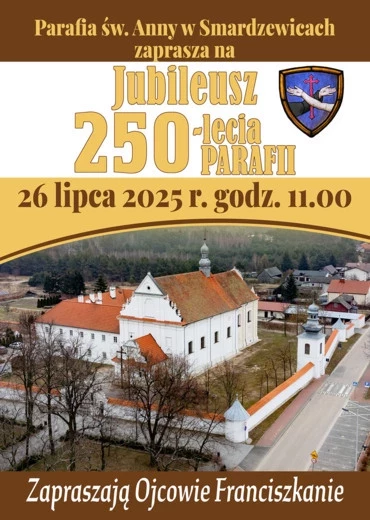 Plakat - Jubileusz 250 lecia parfii