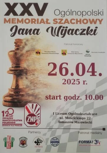 XXV Ogólnopolski memoriał szachowy Jana Wijaczki