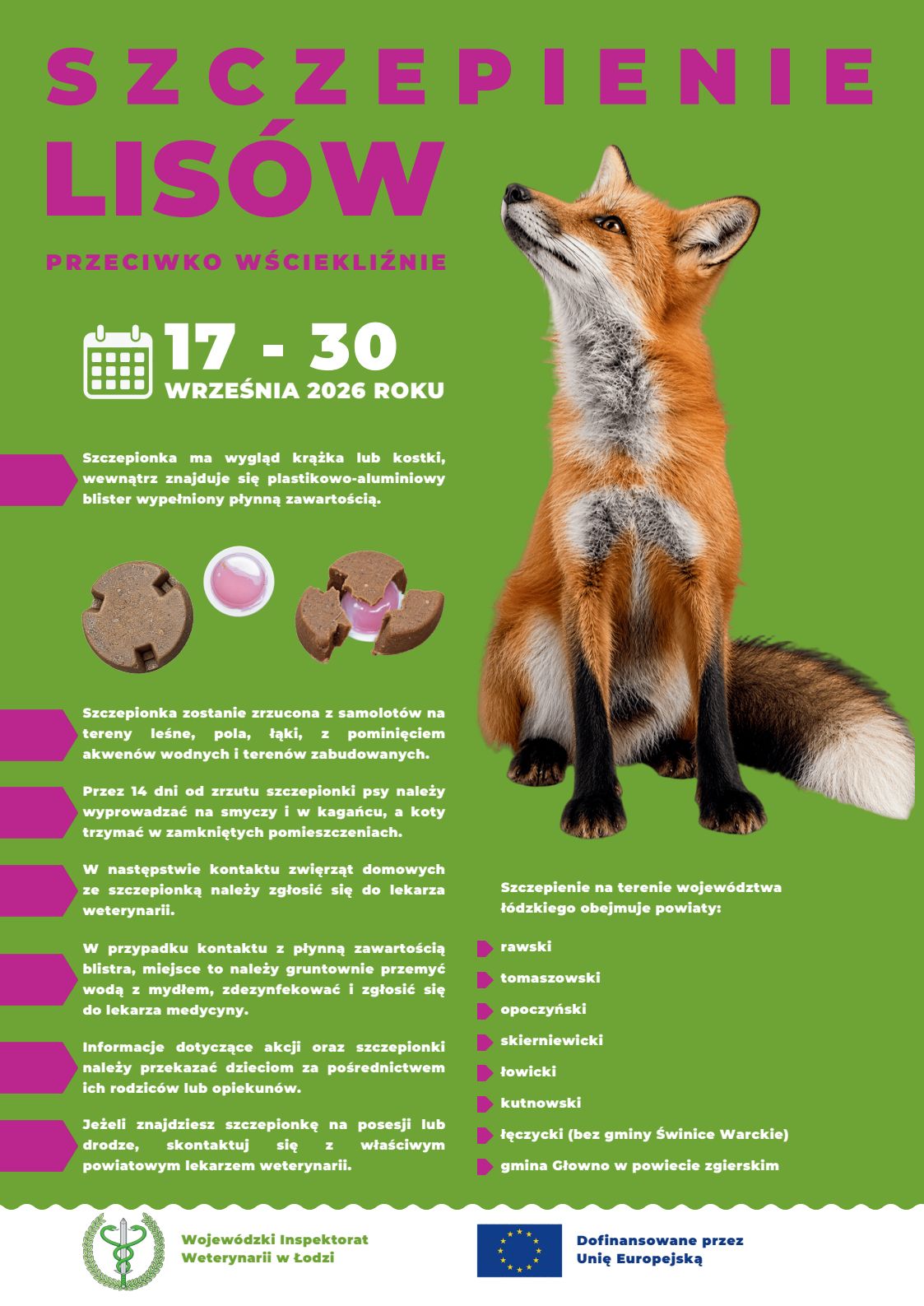 Plakat_akcja_jesienna_-_Wojew&oacute;dzki_Inspektorat_Weterynarii_w_Łodzi