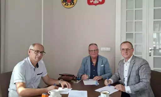 Podpisanie umowy - budowa drogi